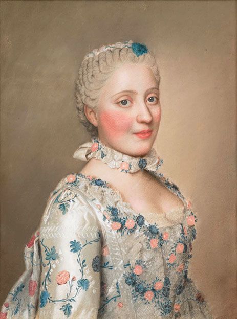 Marie Josephe of Saxony ca. 1749-50 by Jean Etienne Liotard	Location TBD